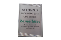 Grand Prix - cena časopisu Zemědělec TECHAGRO 2014